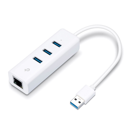 TP-Link USB 3.0 3 Port Hub & Gigabit Ethernet Adapter 2 In 1 USB Adapter
