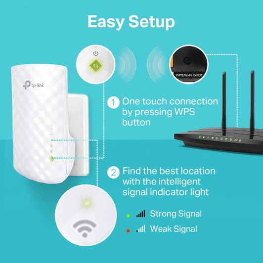 Tp-link RE220 AC750 Mesh Wifi Range Extender with Ethernet Port