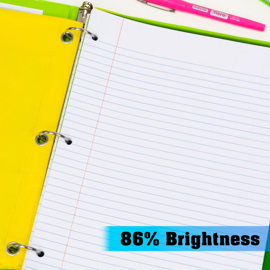 Bazic 125 Sheets Filler Paper College Ruled 10 1/2" x 8"