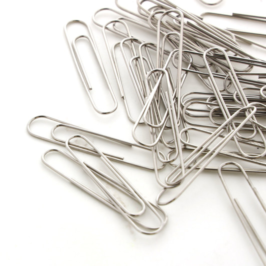 Bazic 33mm Silver Paper Clips 200 Pack