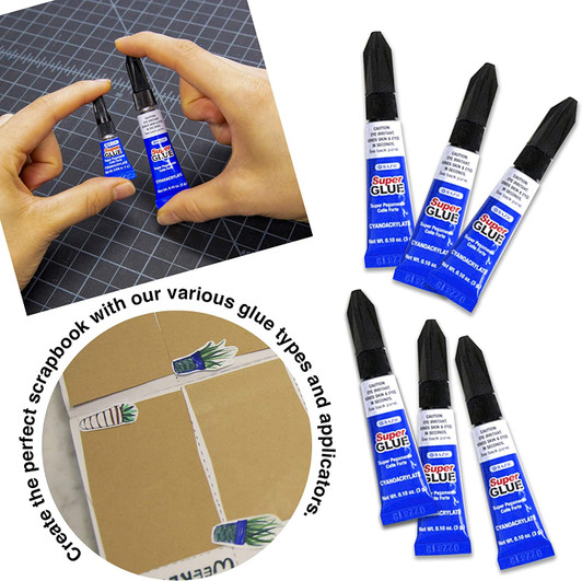 Bazic Super Glue 3g 0.10 Oz 6 Pcs