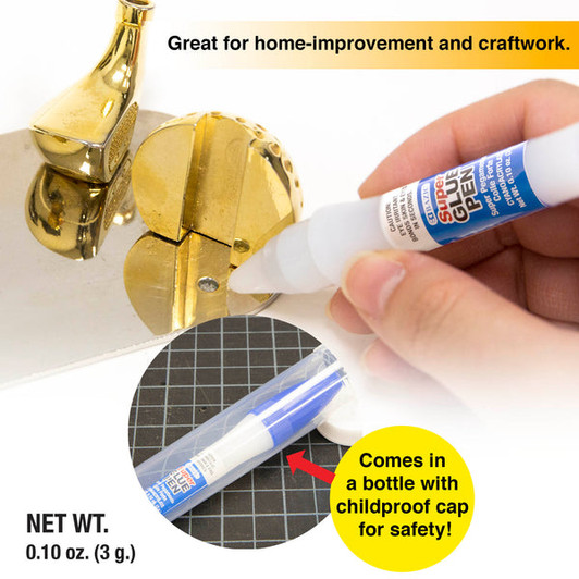 Bazic Super Glue Pen w/ Precision Tip 0.10 oz (3g)