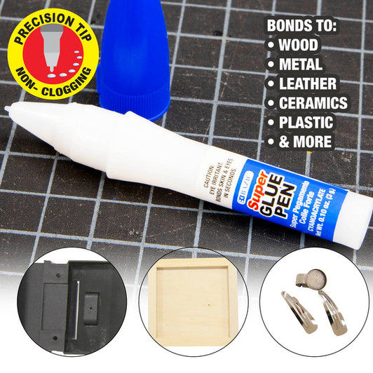 Bazic Super Glue Pen w/ Precision Tip 0.10 oz (3g)