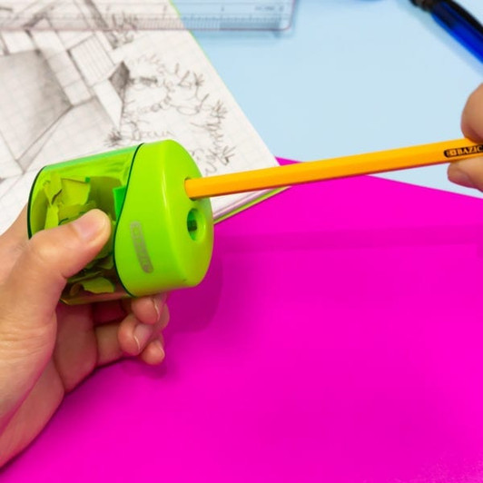 Bazic Dual Blade Sharpener 2 Pack Assorted Colors