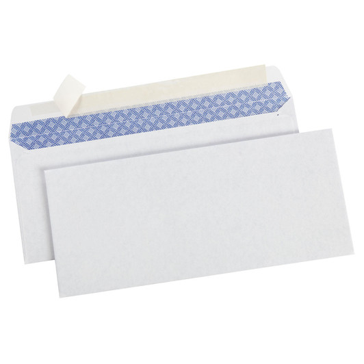 Members Mark # 10, 4.1/8 x 9.1/2" Peel & Seal 24lb White Envelopes 500 Pack
