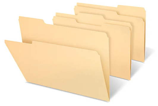 Member's Mark Manila Folders Legal size 1/3 cut Tab, 150 Pack
