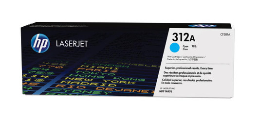 HP 312A Cyan LaserJet Toner Cartridge Approximate 2,700 Pages Yield
