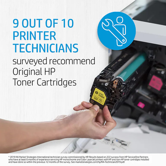 HP 410X  Black Ink Toner Cartridge Approximate 6,500 Pages Yield