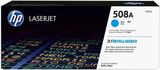 HP 508A Cyan LaserJet Toner Cartridge Approximate 5,000 pages yield