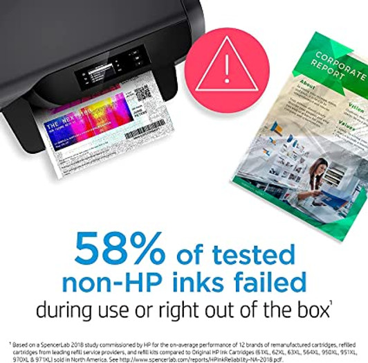 HP 63XL Tri-Color Ink Cartridge Approximate 330 Pages Yield