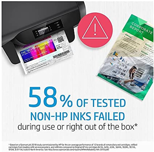 HP 63XL Black Ink Cartridge Approximate 480 Pages Yield