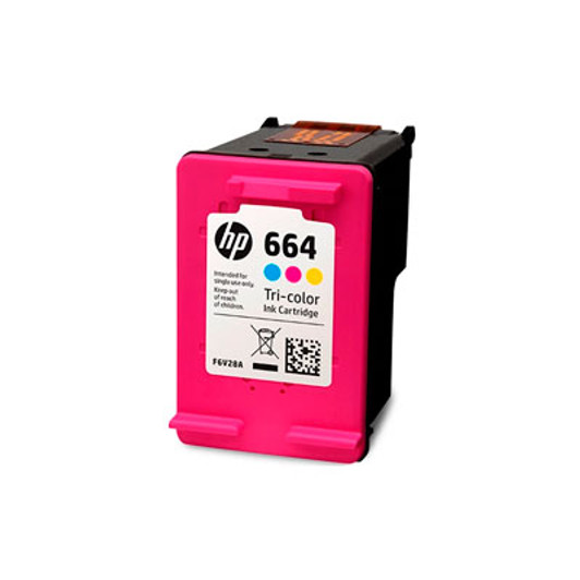 HP 664 Tri-Color Ink Cartridge 2ml Approximate 100 Pages Yield