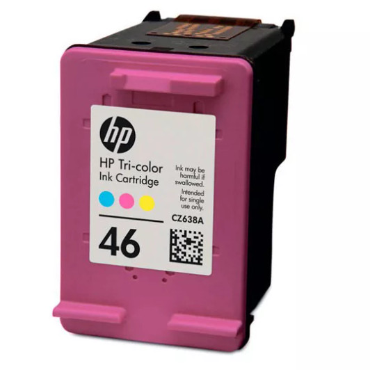 HP 46 Tri-color Ink Catridge 16ml Approximate 750 pages yield