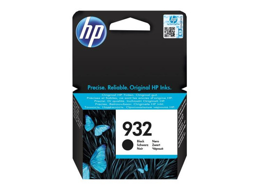 HP 932 Black Ink Cartridge 8.5ml Approximate 400 Pages Yield