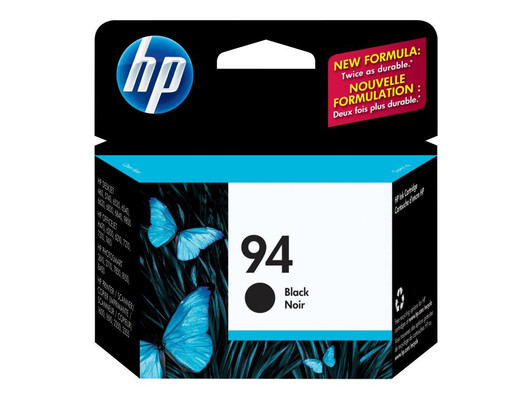 HP 94 Black Ink Cartridge 11ml Approximate 480 Pages Yield