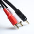 NA 6ft 3.5mm Jack Male to 2 RCA Audio Male Cable