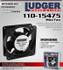 Ludger 12V Mini DC Fan 5"X5"X1.5"