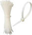 NA 6" Cable Ties White 100 Pack