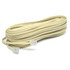 NA RJ-11 50ft Ivory Telephone Line Extension Cable