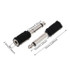 NA 1/4" Mono Male Plugs to 3.5mm Jack Female Converter Plug