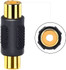 NA 2PK RCA Female to RCA Female Connector