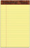 Perforated Legal Pads Jr Ruled Size 5" x 8" Canary 50 Sheets 12 Pack