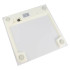 OHS Digital Bathroom Scale White Glass Weighs up to 400 lbs