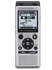 Olympus Digital Voice Recorder with 4GB, Stereo Mic, Simple Mode, Direct PC connection, Micro SD Slot, MP3 Recording - Silver