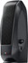 Logitech S-120 2pc Speaker Black with Integrated Speaker Power & Volume Control
