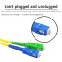 Linkedpro 10ft Single Mode SC-UPC / SC-APC Connectors Simplex Fiber Optic Patch Cord Network Cable