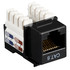 Cat6 Black Keystone Jack 110 Type