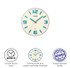 Casio 12" White Wall Clock