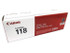 Canon 118 Black Toner Cartridge Approximate 3,400 Pages Yield