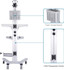 Aluminum PC Mobile Cart 4 Wheel Computer Monitor Stand (COWS) for Medical and various use