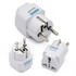 220V French Pin to Multipin out Electrical Adapter Schuko Travel Adapter Plug-Type E/F