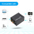 Digital Optical Coaxial to Analog RCA Audio Converter adapter