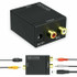 Digital Optical Coaxial to Analog RCA Audio Converter adapter