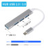 Agiler Type C male to 4 Port female USB 3.0 Hub