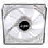 Agiler 120 X 120 X 25MM 12V transparent PC cooling fan with 3 color LED