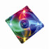 Agiler 120 X 120 X 25MM 12V transparent PC cooling fan with 3 color LED