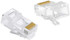 Agiler Cat6 RJ45 transparent Ethernet Connectors 100 Pack