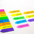 Bazic Flags Printed Arrow 0.5" X 1.7" 20 Sheets 8 Pc per sheet
