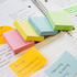 Bazic Stick On Notes 1.5" X 2" 100 Sheets per color 4 Pack