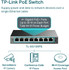TP-Link 8 Port Gigabit Switch with 4 PoE+ Ports