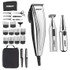 Conair 3-in-1 25-Piece Hair Kit with Clipper, with Ear/Nose Trimmer, Chrome