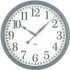 Mainstays Indoor 15" Gray and White Wall Clock