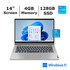 Lenovo Flex 5 14" Touchscreen Laptop, Intel i3-1115G4, 4GB RAM, 128GB SSD, Windows 11 - Platinum Gray