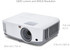 ViewSonic PA503W 3800 Lumens WXGA High Brightness Projector with HDMI Vertical Keystone - White