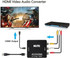 3 RCA Audio Video  to HDMI Converter