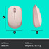 Logitech M170 Wireless Mouse-Rose